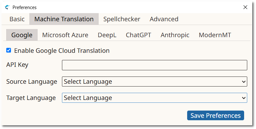 Google Cloud Translation