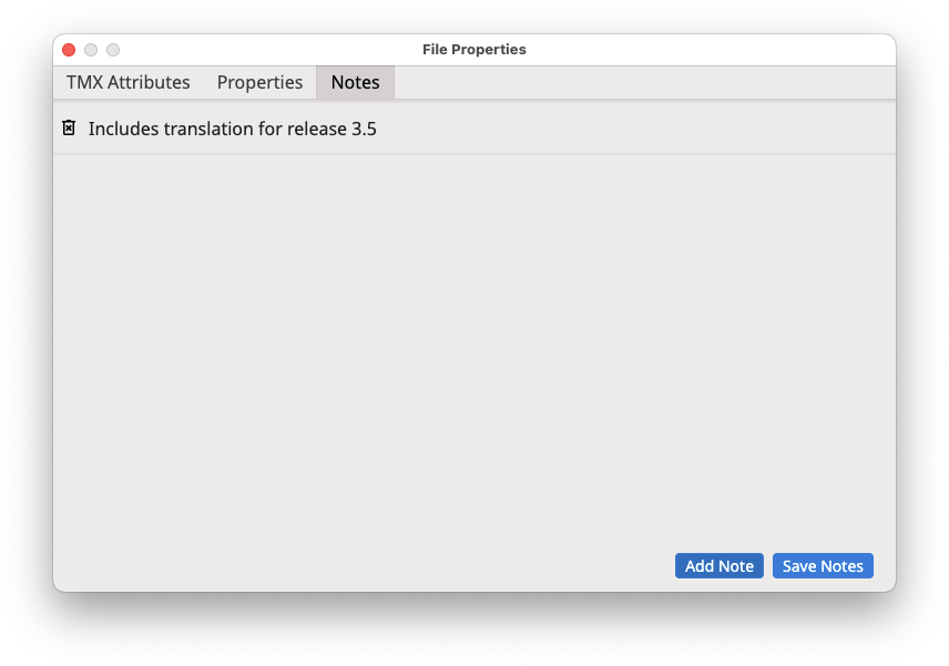 File Properties Dialog