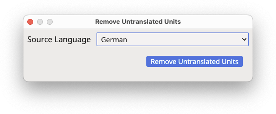 Remove Untranslated Units Dialog