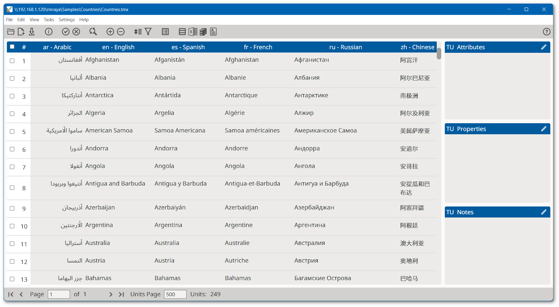 TMXEditor on Windows